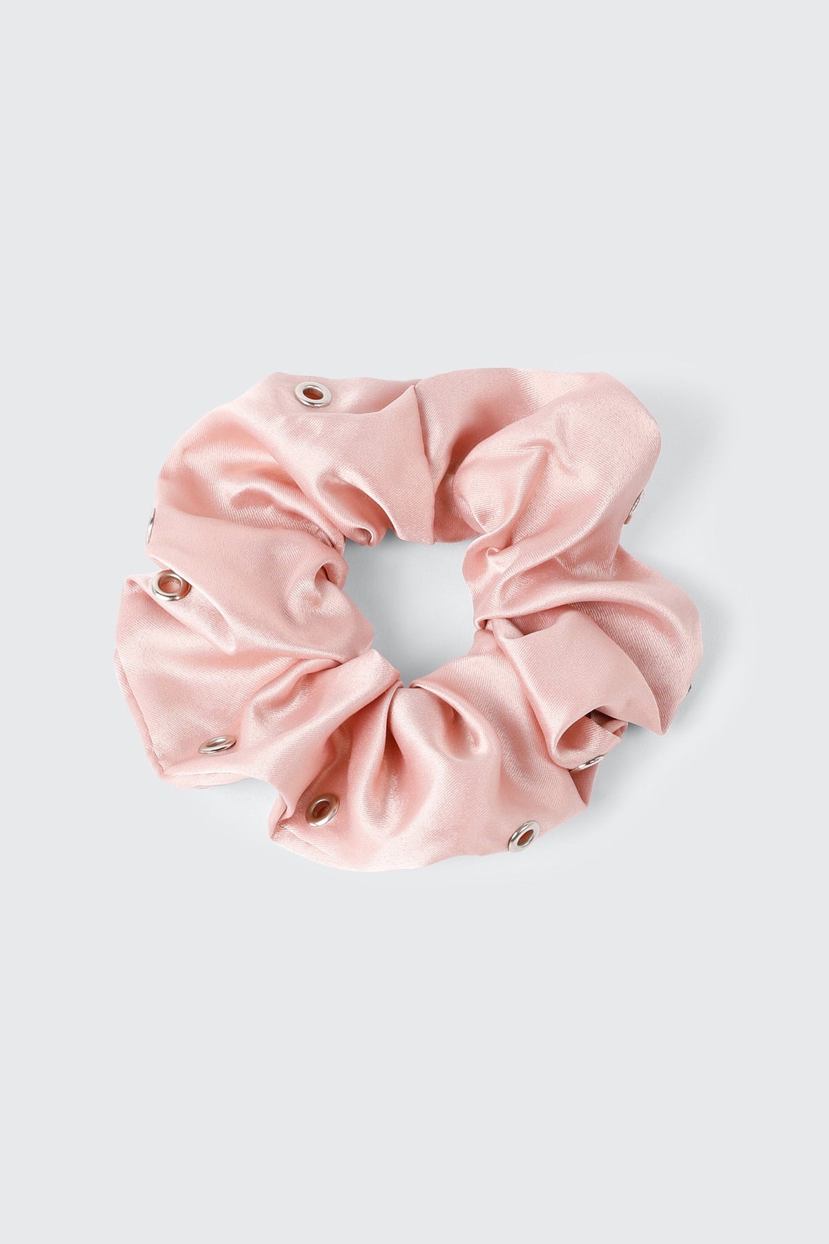 Satin Grommet Scrunchie