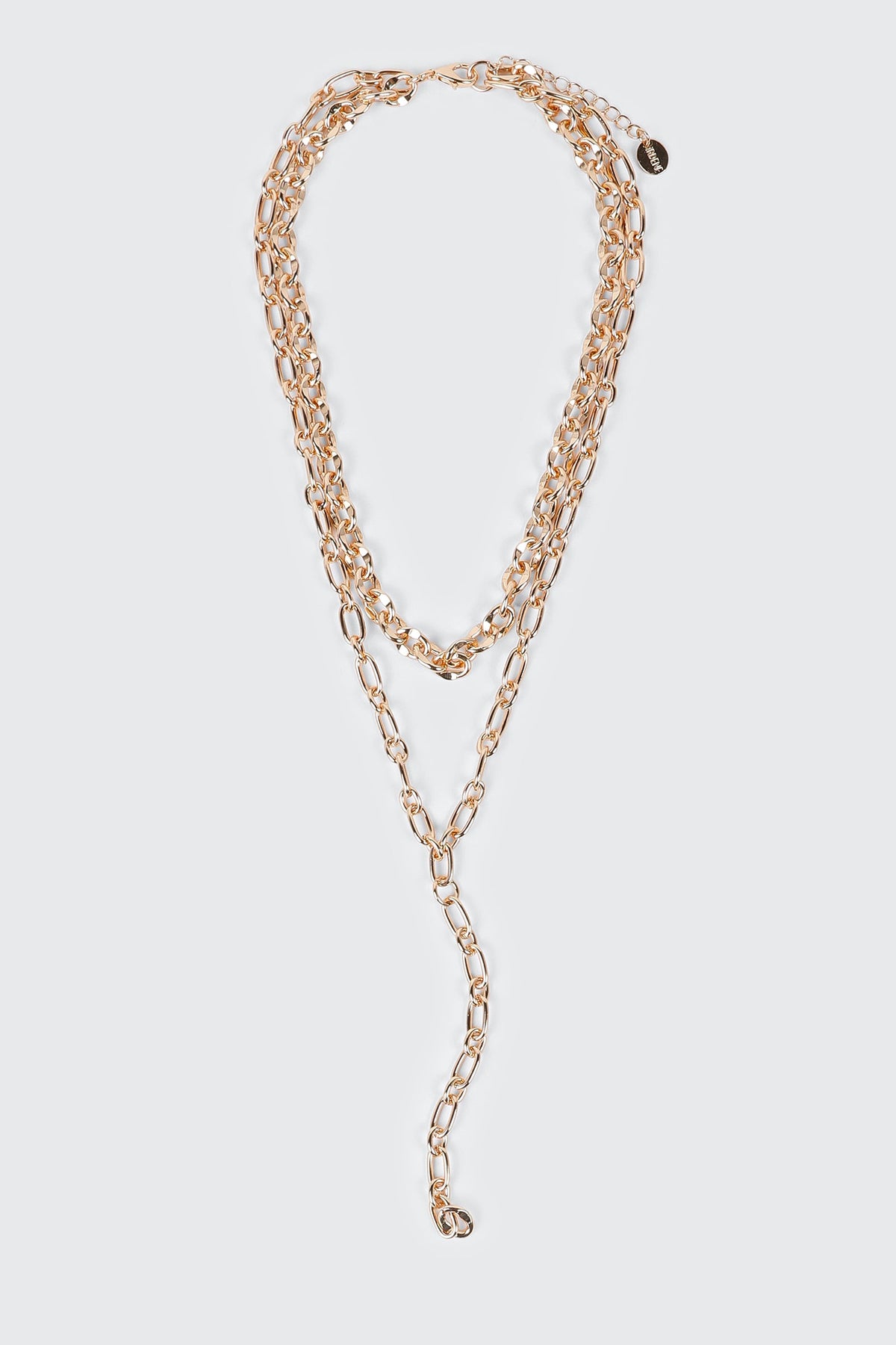 Two-Row Y Shape Chain Necklace
