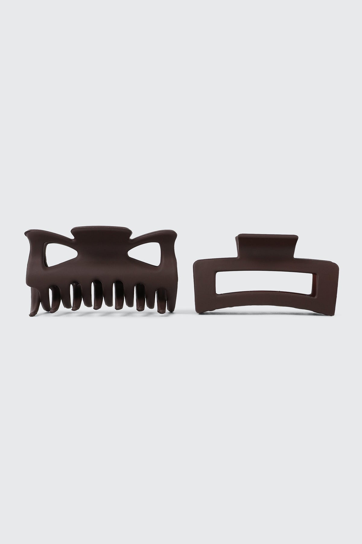 2-Pack Butterfly & Rectangle Hair Claws