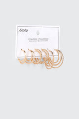 3-Pack Double Row Thin Hoops