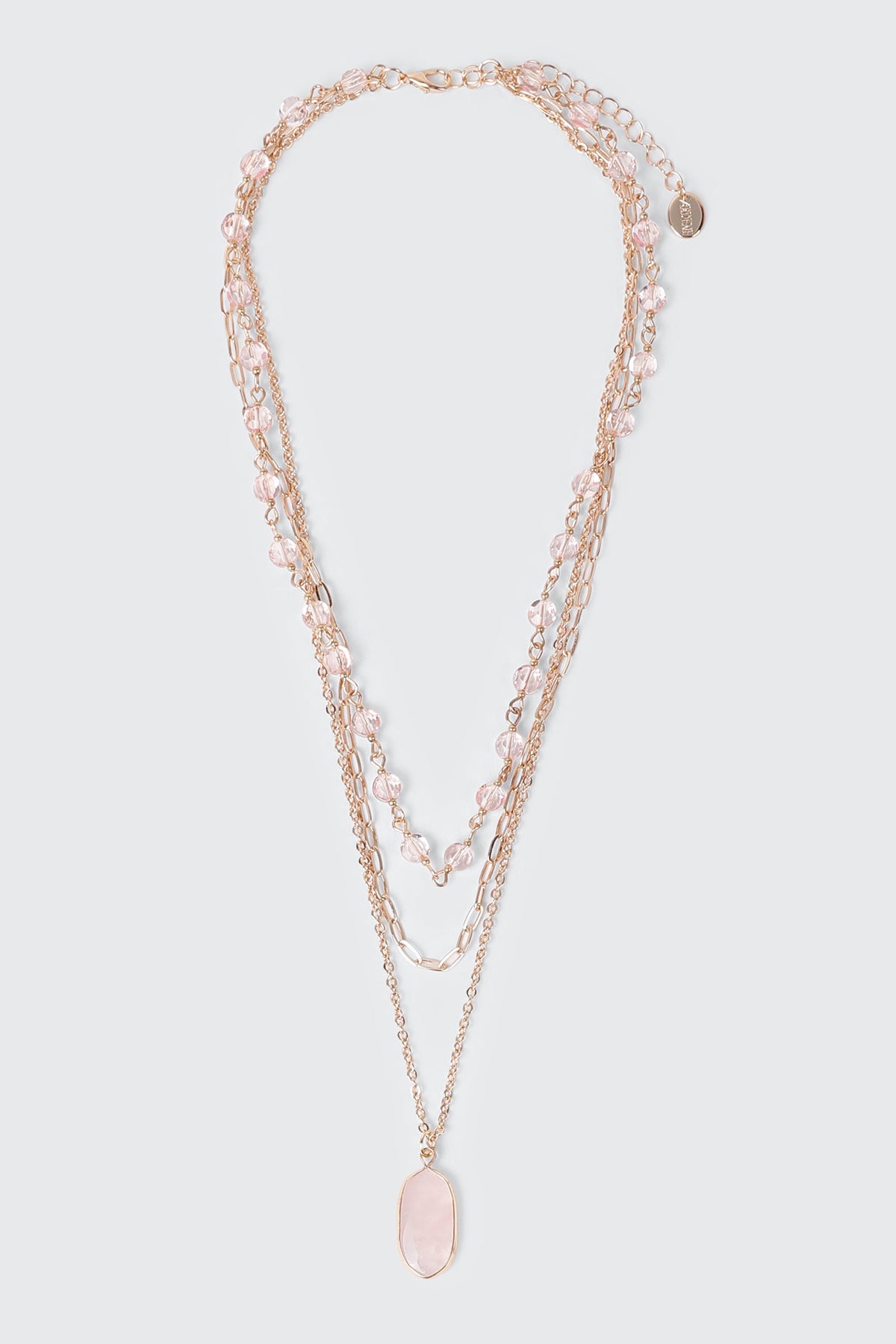 Stone Pendant Layered Necklace