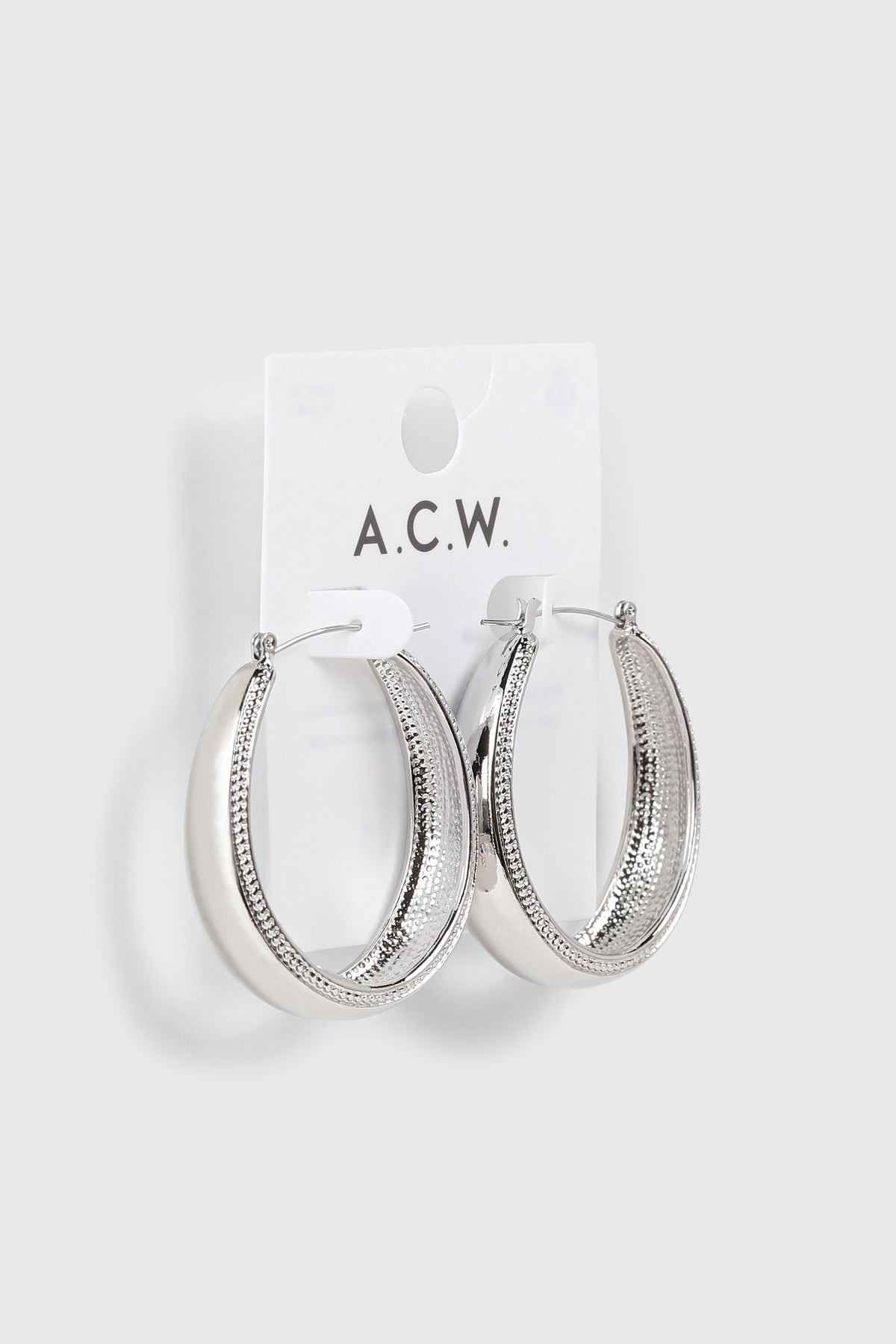 Textured Band Hoops