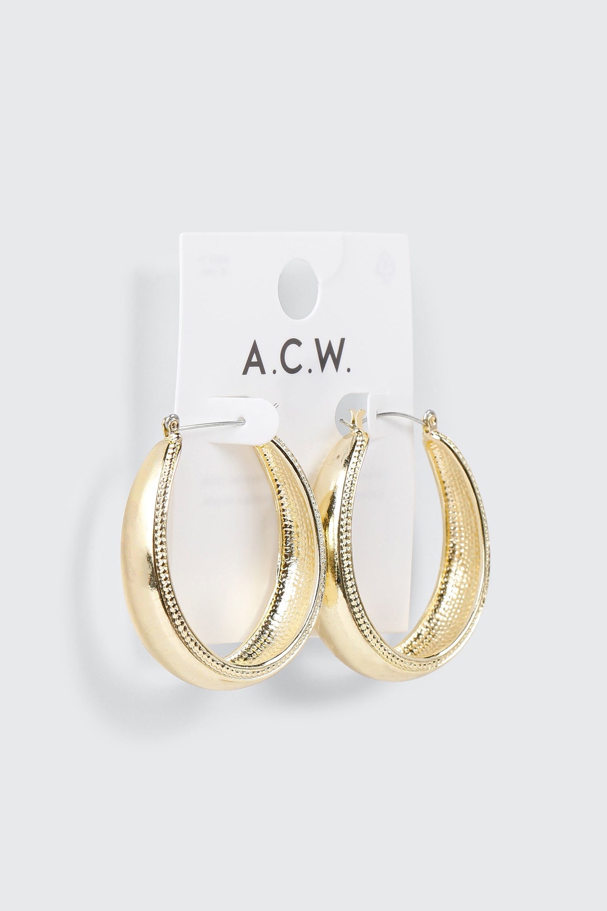 Textured Band Hoops