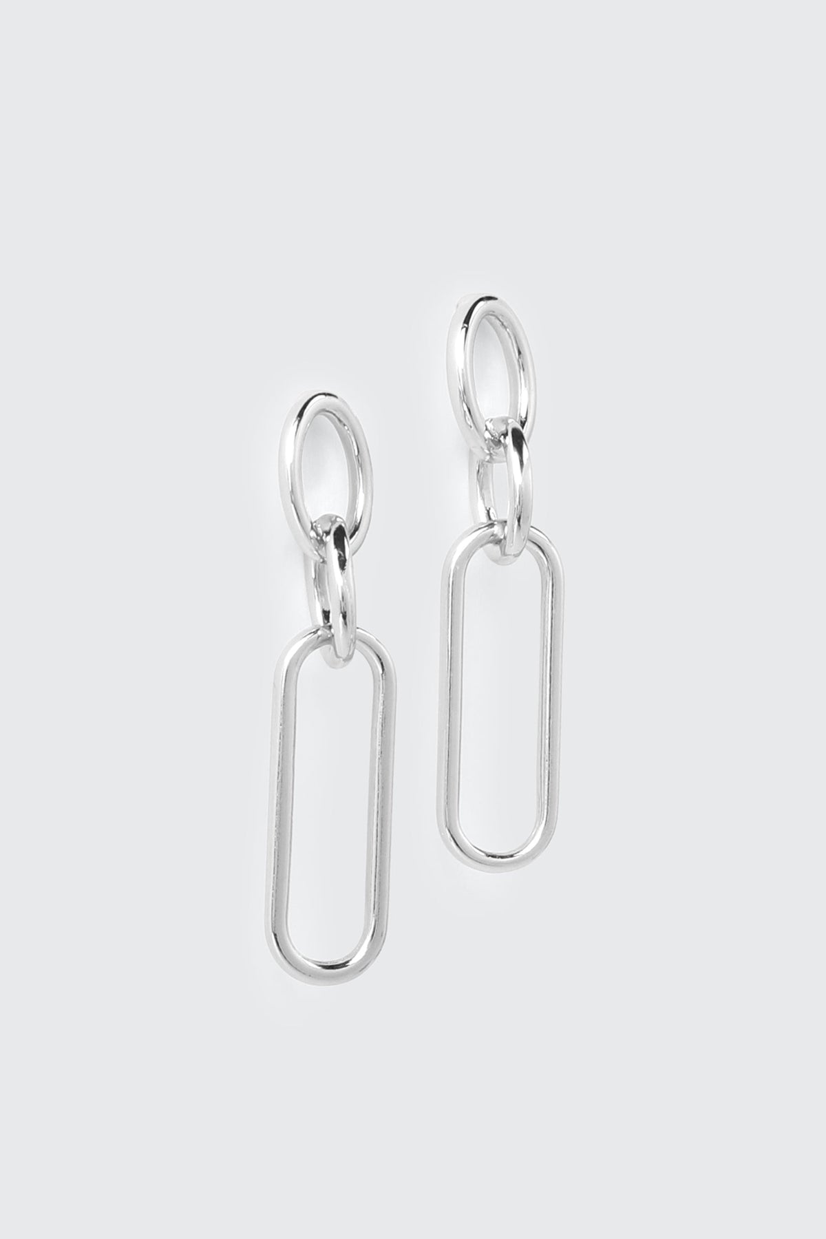 Double Link Drop Earrings