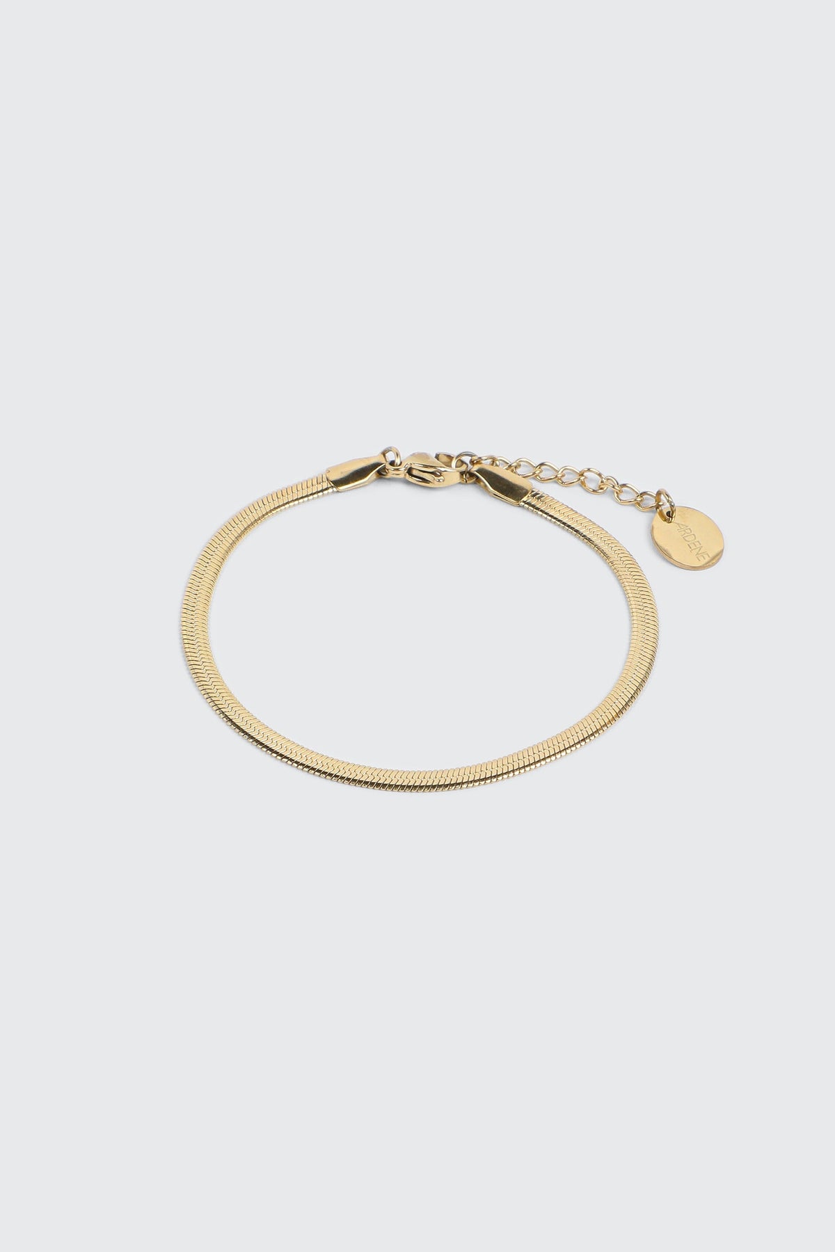 14K Gold Plated Herringbone Bracelet