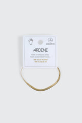 14K Gold Plated Herringbone Bracelet