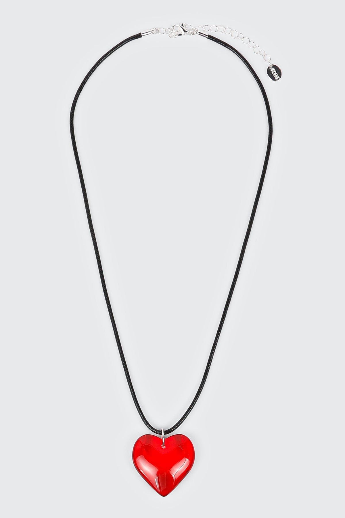 Heart Pendant Cord Necklace