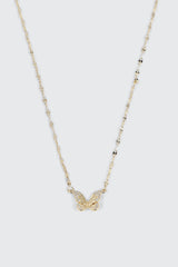 14K Gold Plated Butterfly Necklace