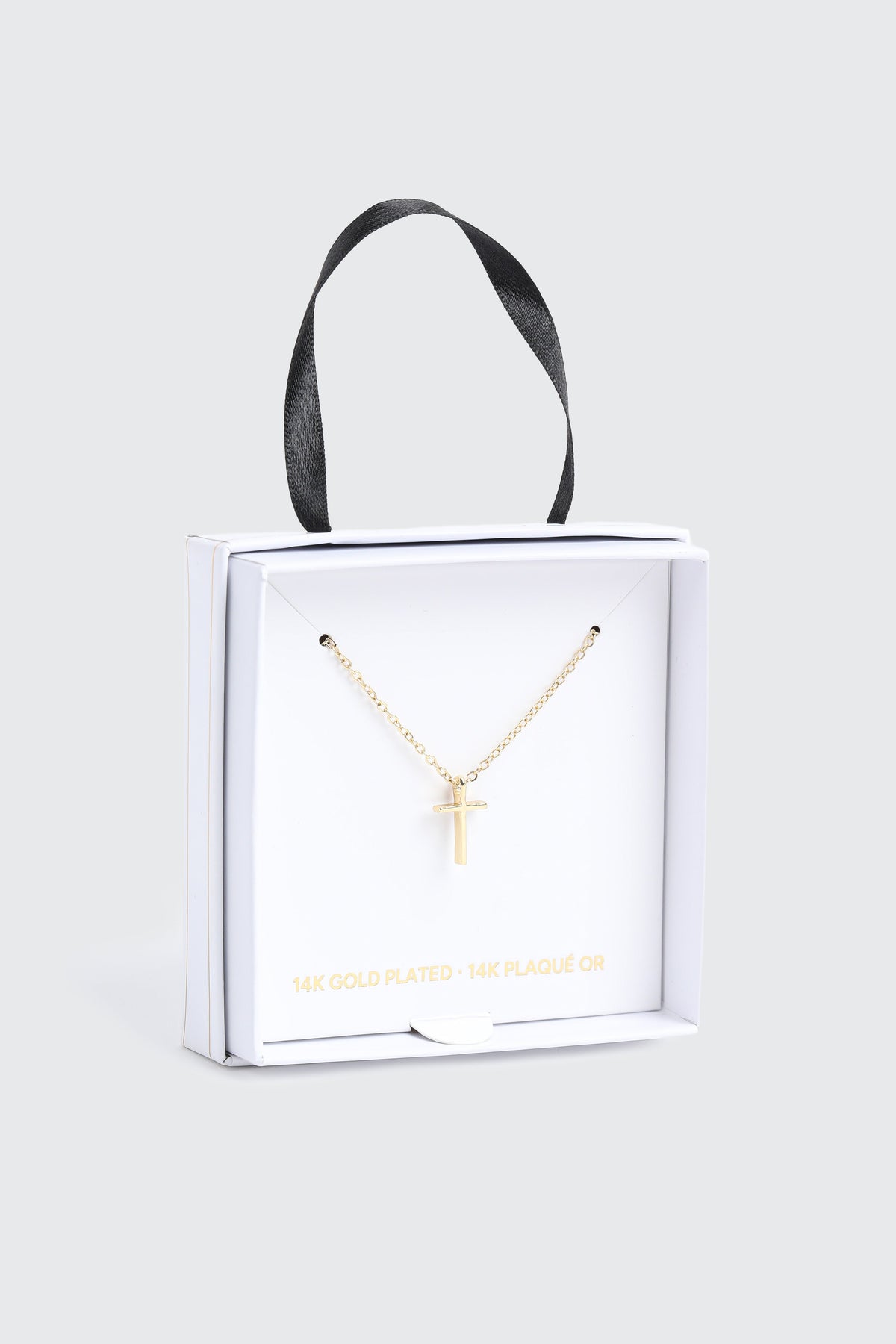 14K Gold Plated Cross Necklace