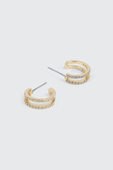 14K Gold Plated Hoop Earrings