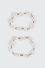 2-Piece Semi-Precious Stretch Bracelets