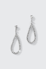 Rhinestone Teardrop Earrings