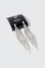 Rhinestone Fringe Earrings