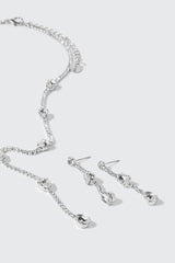 Rhinestone Necklace Set