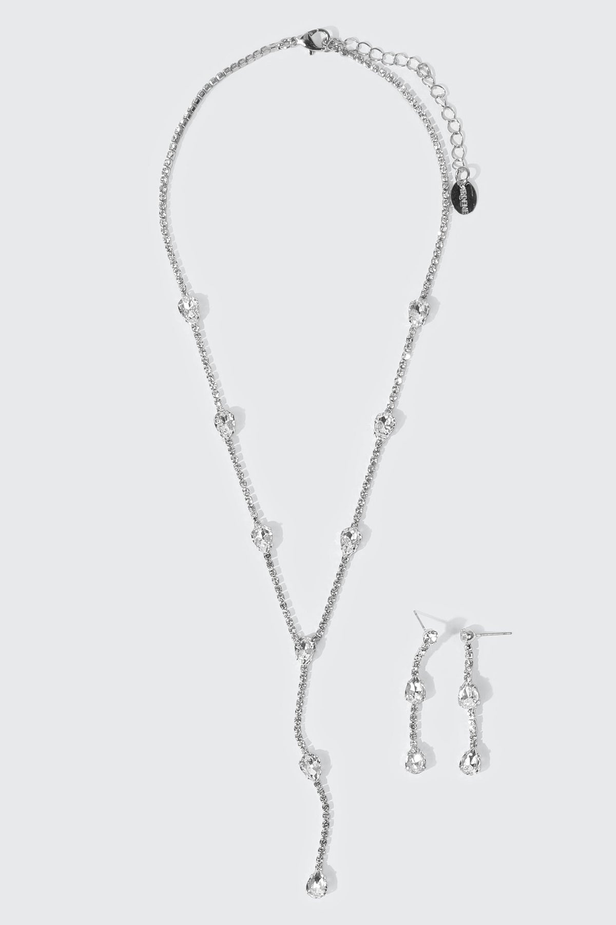 Rhinestone Necklace Set