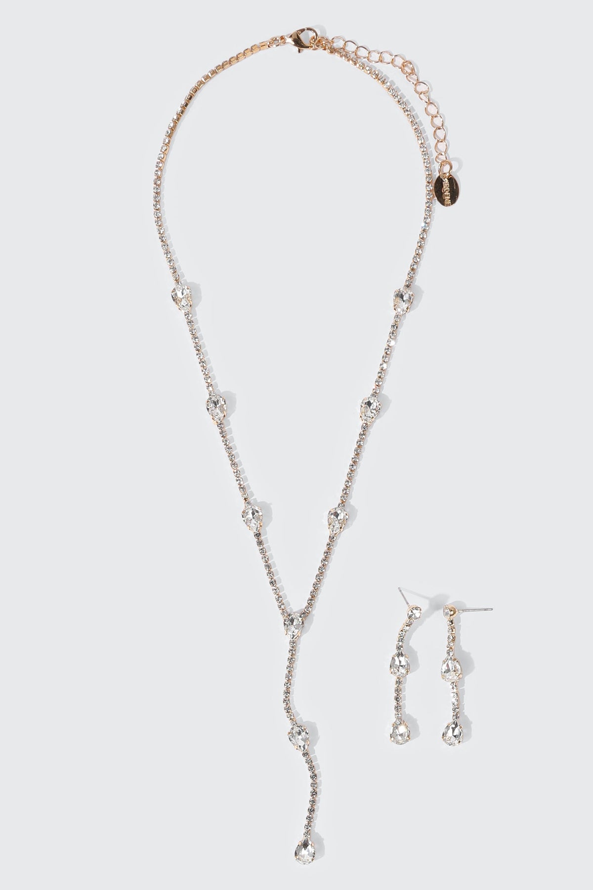 Rhinestone Necklace Set