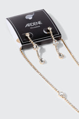 Rhinestone Necklace Set