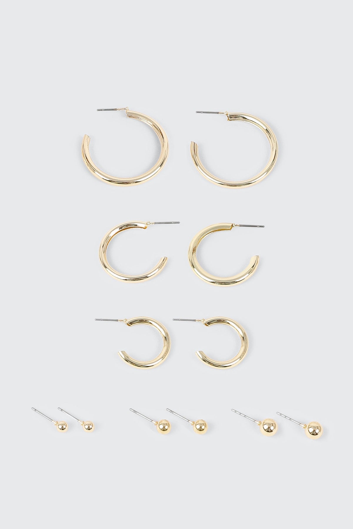 14K Gold Plated Earrings Set