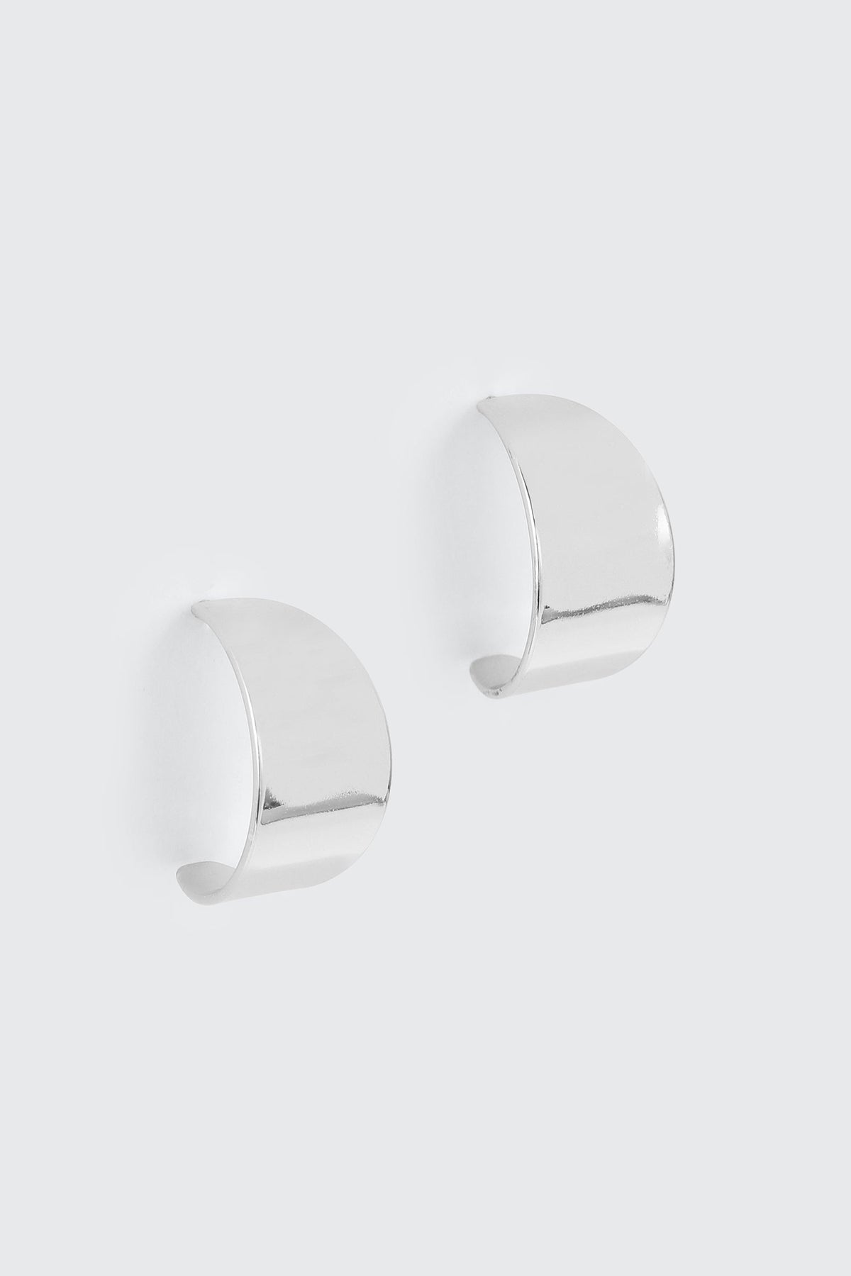 14K White Gold Plated Earrings