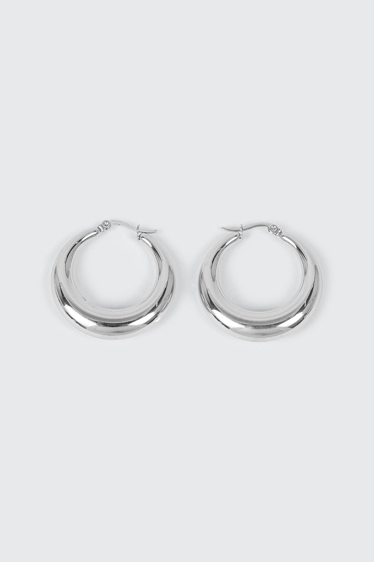 Stainless Steel Hoop Earrings