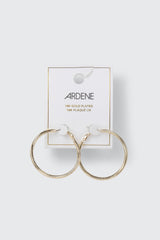 14K Gold Plated Hoop Earrings