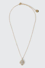 14K Gold-Plated Locket Necklace