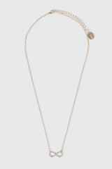 14K Gold Plated Infinity Necklace