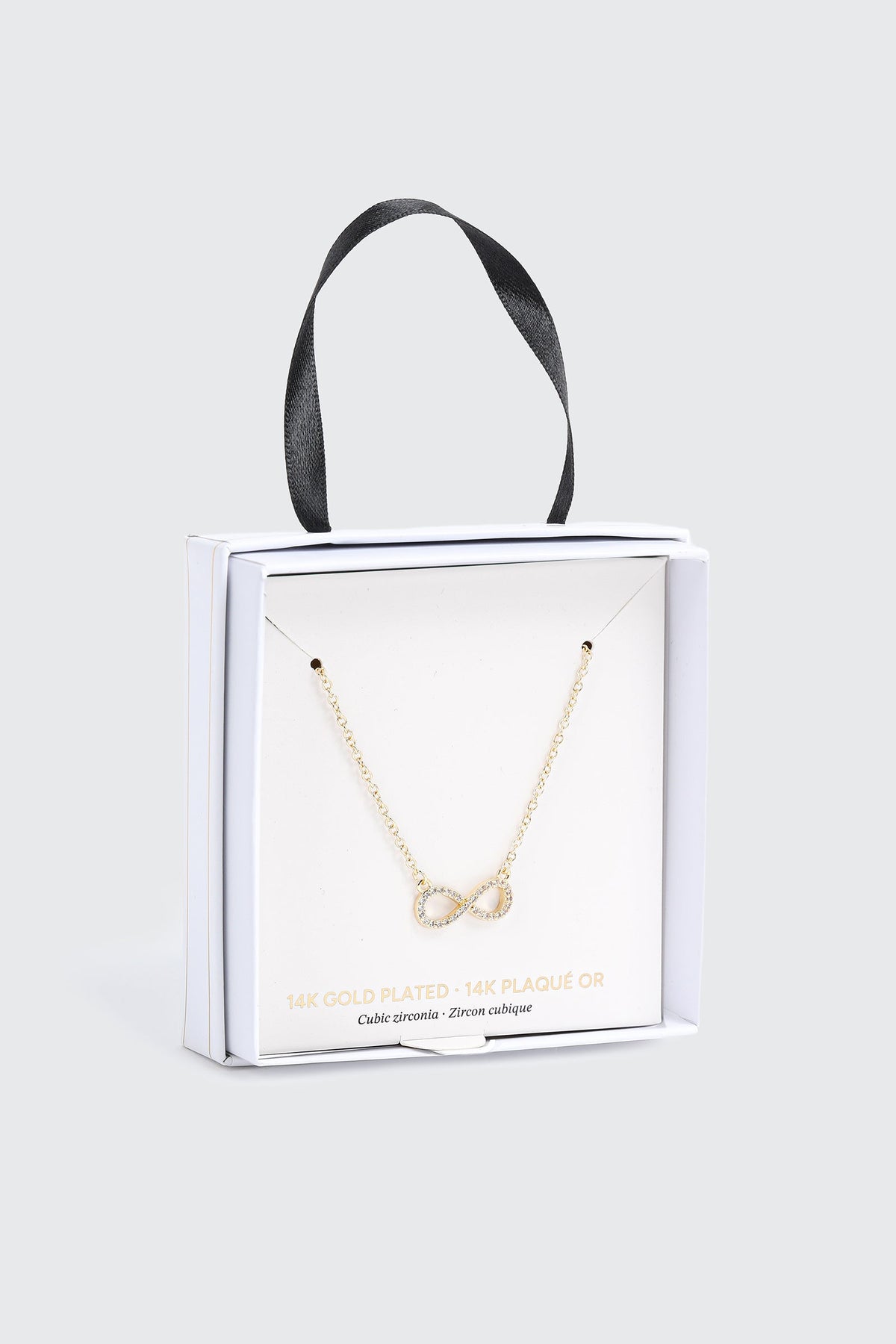 14K Gold Plated Infinity Necklace