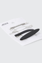 4-Pack Tortoiseshell Hair Snap Set