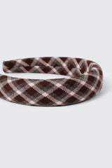 Plaid Padded Headband
