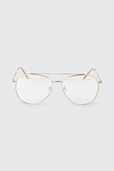 Clear Aviator Blue Light Glasses