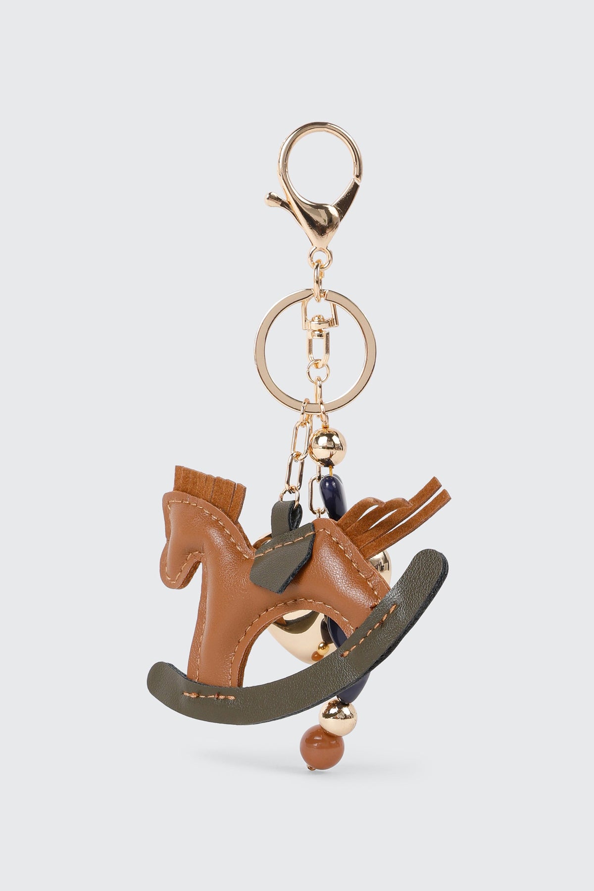 Rocking Horse Charm Keychain