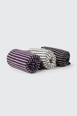 3-Pack Striped Crew Socks