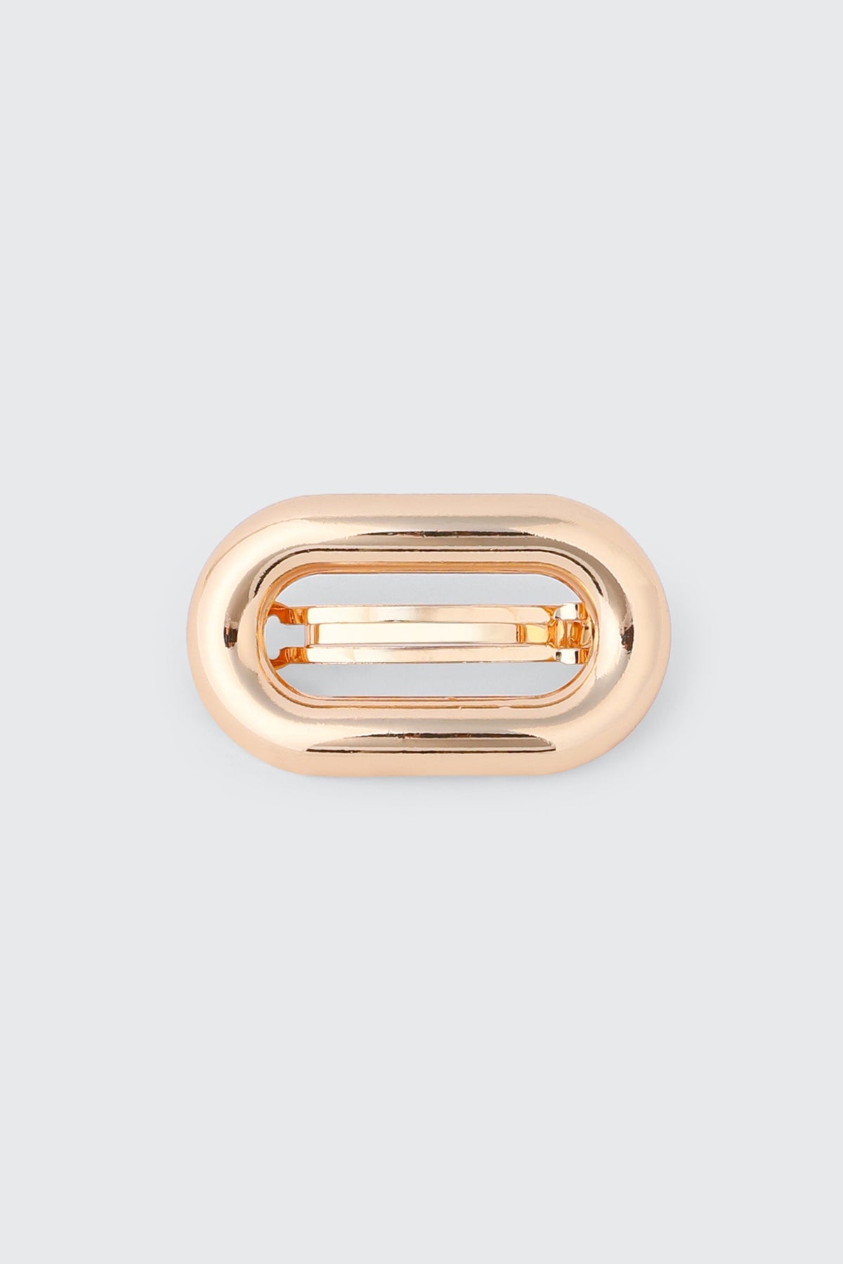 Metal Oval Barrette
