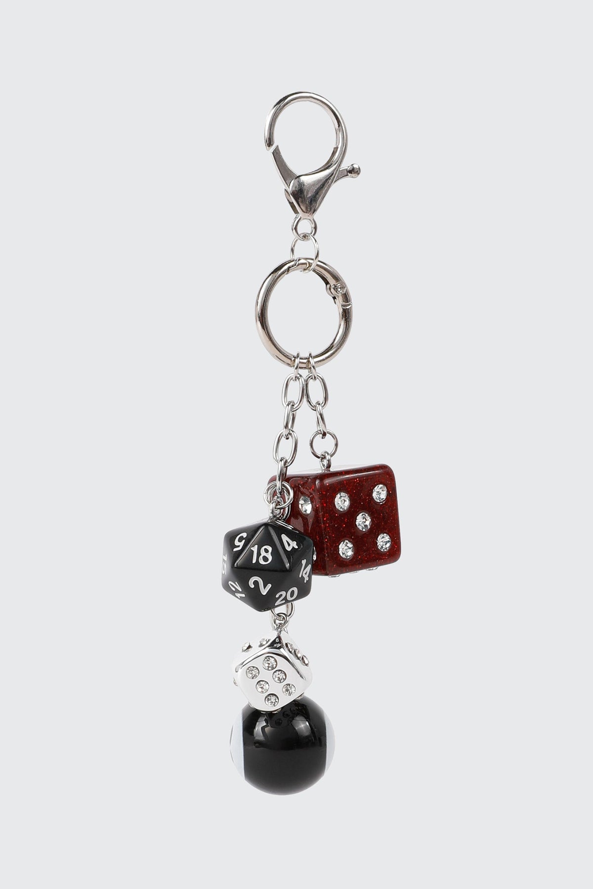 Dice Charm Keychain