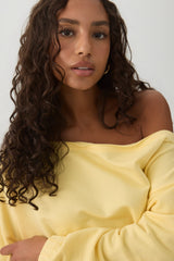 Off Shoulder Oversized Sweatshirt