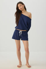 Off Shoulder Oversized Sweatshirt