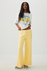 Drawstring Wide Leg Pants