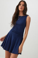 Ruched Mini Dress
