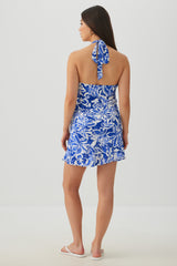 Floral Halter Mini Dress