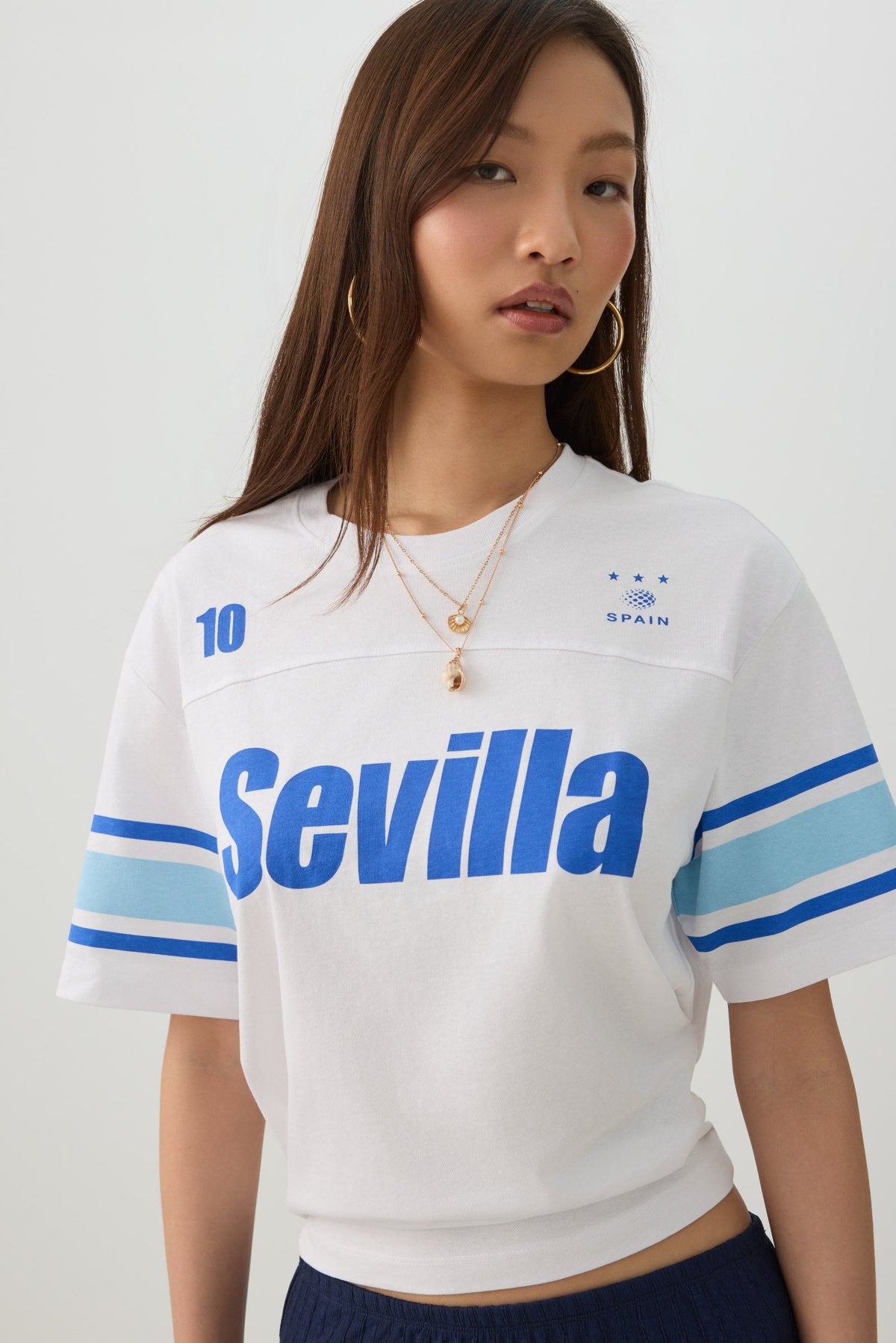 Relaxed Fit Sport Jersey T-Shirt