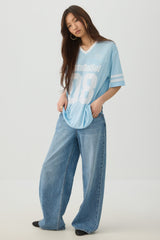 Oversized Football Mesh T-Shirt