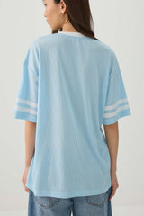 Oversized Football Mesh T-Shirt