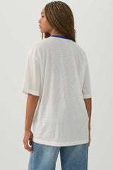 Oversized Football Mesh T-Shirt