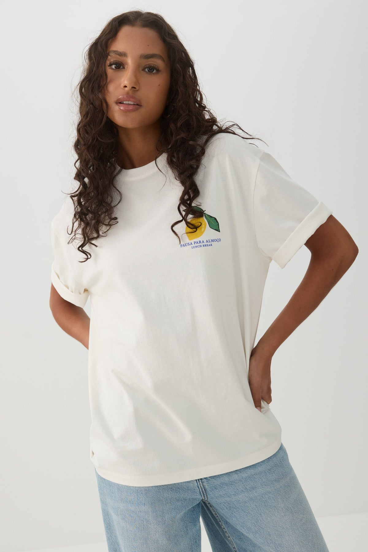 Cotton Oversized Graphic T-Shirt