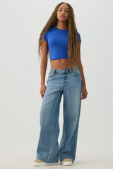 BASICOREâ¢ Fitted Crop T-Shirt