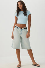 Basicoreâ¢ Fitted Crop T-Shirt