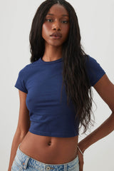 Basicoreâ¢ Fitted Crop T-Shirt