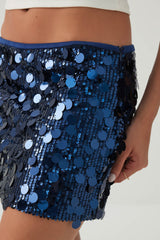 Sequin Mini Skirt