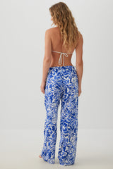 Mid Rise Slouchy Wide Leg Pant